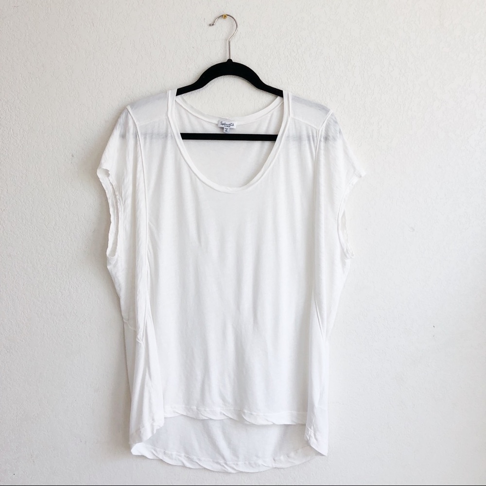⚡️SALE⚡️NWOT Splendid Hi Low White Tee